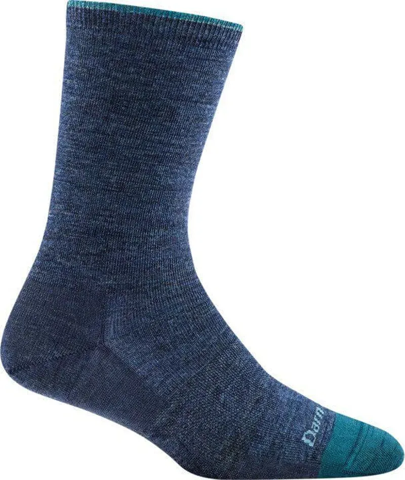 Darn Tough Lifestyle Basic Lightweight Crew Socks in Denim