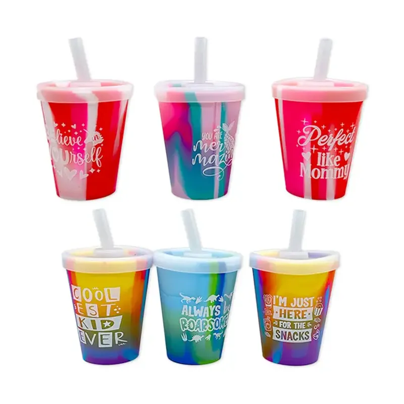 8oz Toddler Silicone Cup Asst 1pk