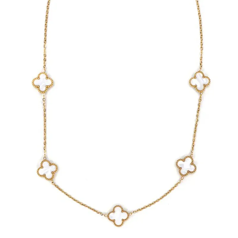 Clover Chain Gold Bracelet-6