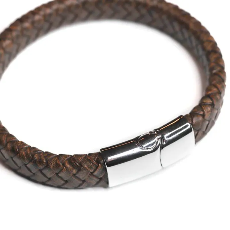 Asst Leather Woven Bracelet-1