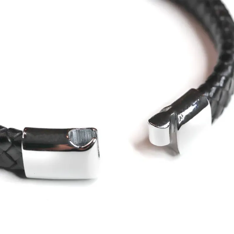 Asst Leather Woven Bracelet-2
