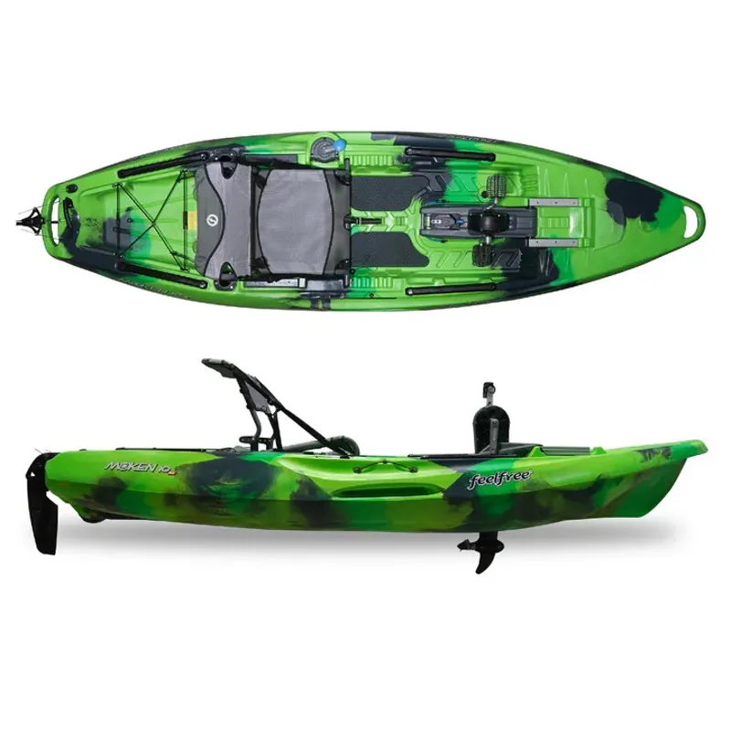 Feelfree Moken 10 V2 PDL Drive Kayak in Green Flash