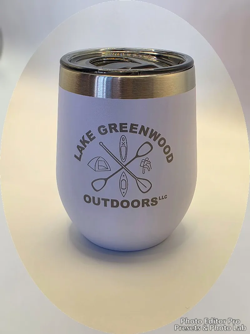 10oz Wine Tumbler White w/Logo-1