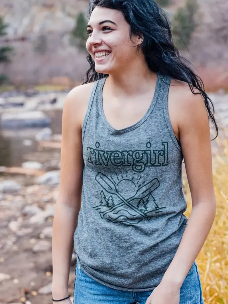 Rivergirl Nice Life Paddles Tank Heather