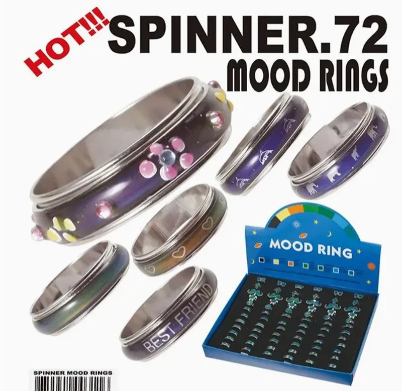 Spinner Mood Rings