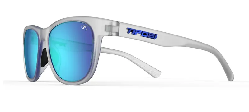 Tifosi Swank Satin Clear Polarized Sunglasses in Clarion Blue-2