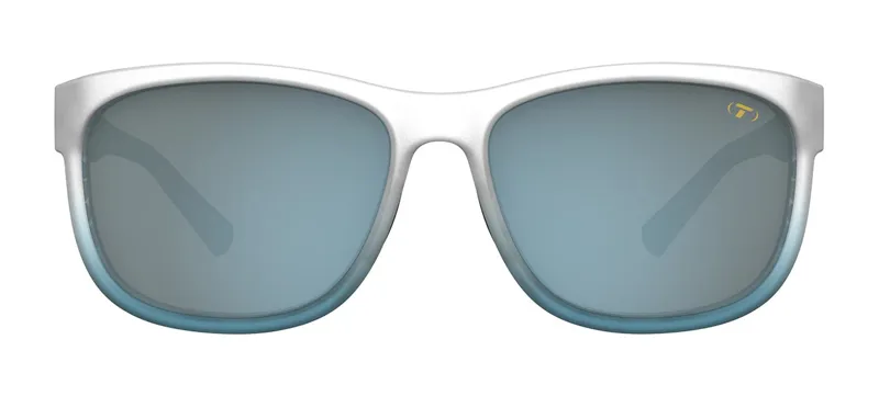 Tifosi Swank XL Frost Blue Sunglasses in Smoke Bright Blue Mirror-1