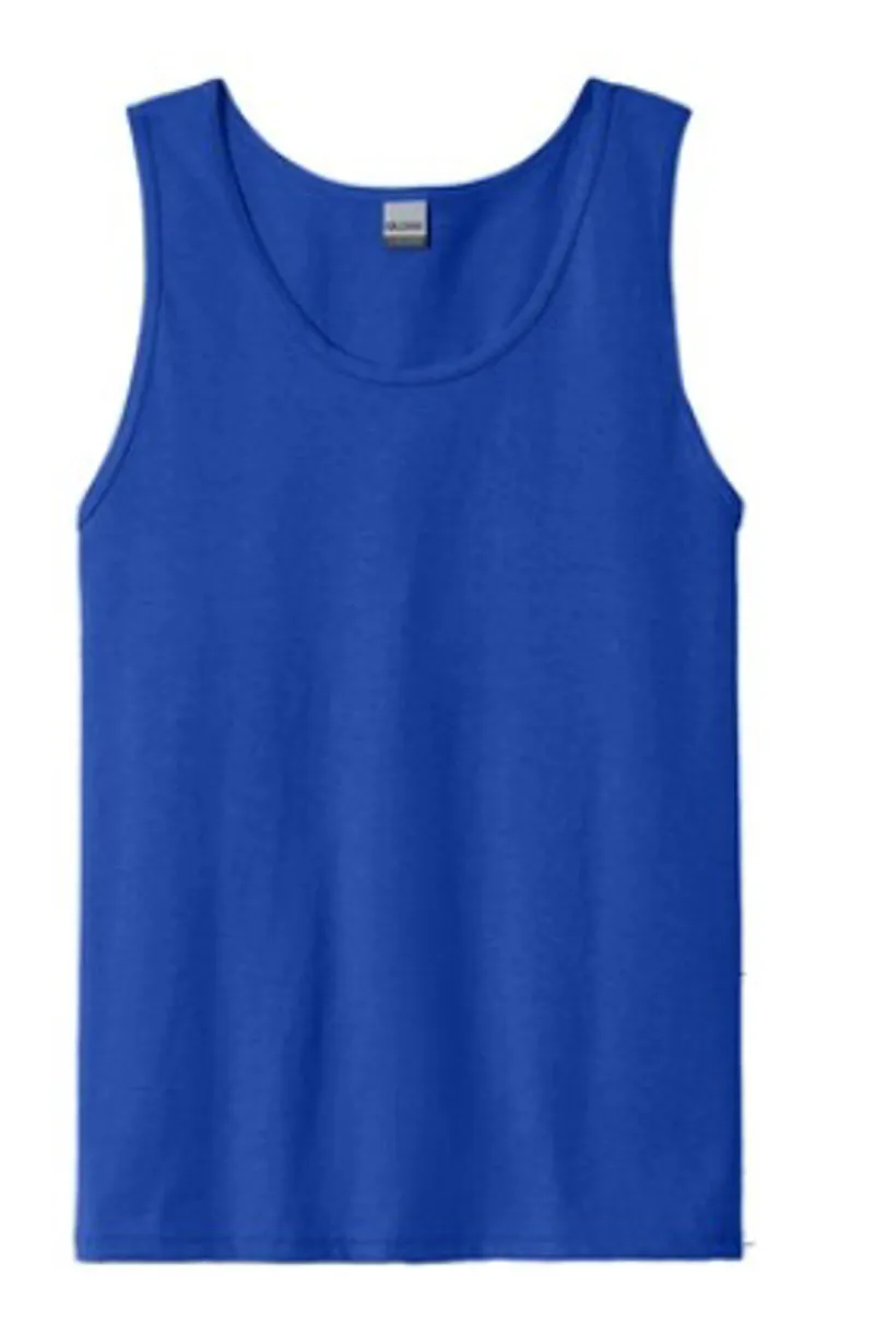 Dogs Mens Tank Royal Blue