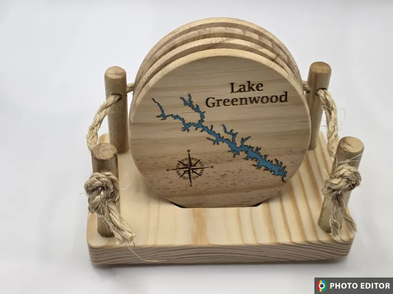 Dock Themed Coaster 4pk