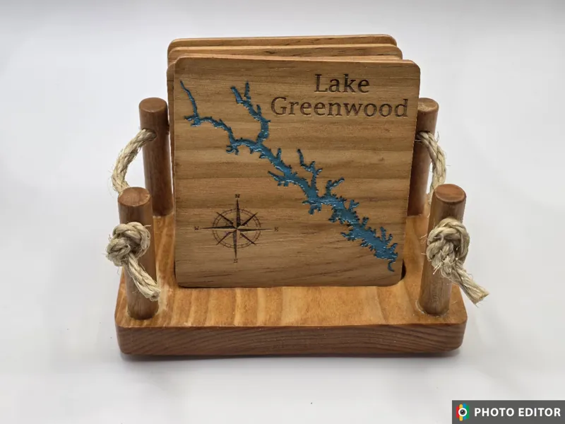 Dock Themed Coaster 4pk-6