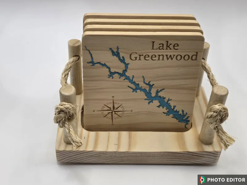 Dock Themed Coaster 4pk-11