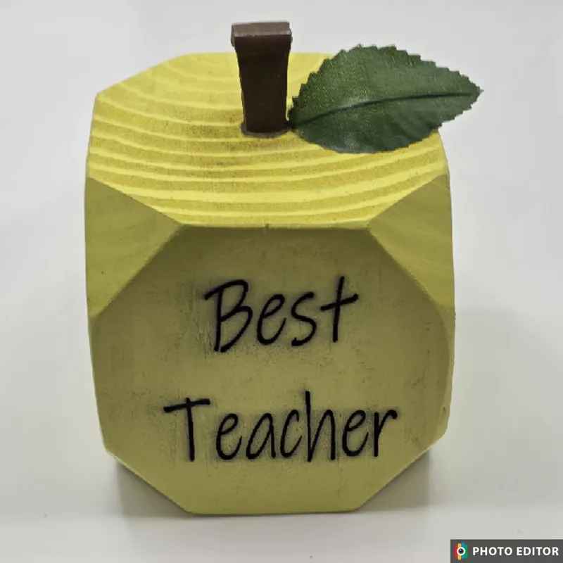 Teacher Apple Engraved