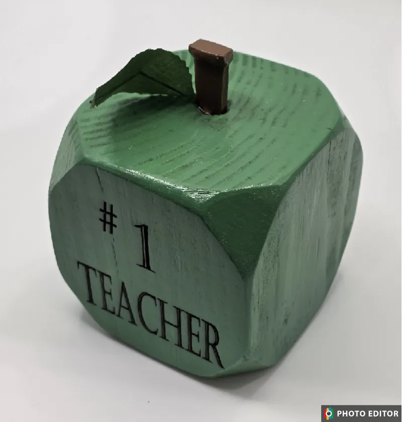Teacher Apple Engraved-6
