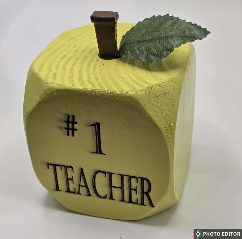 Teacher Apple Engraved-9