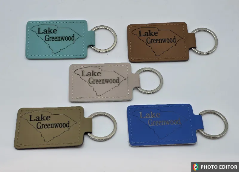 Leather Keychain Asst-1