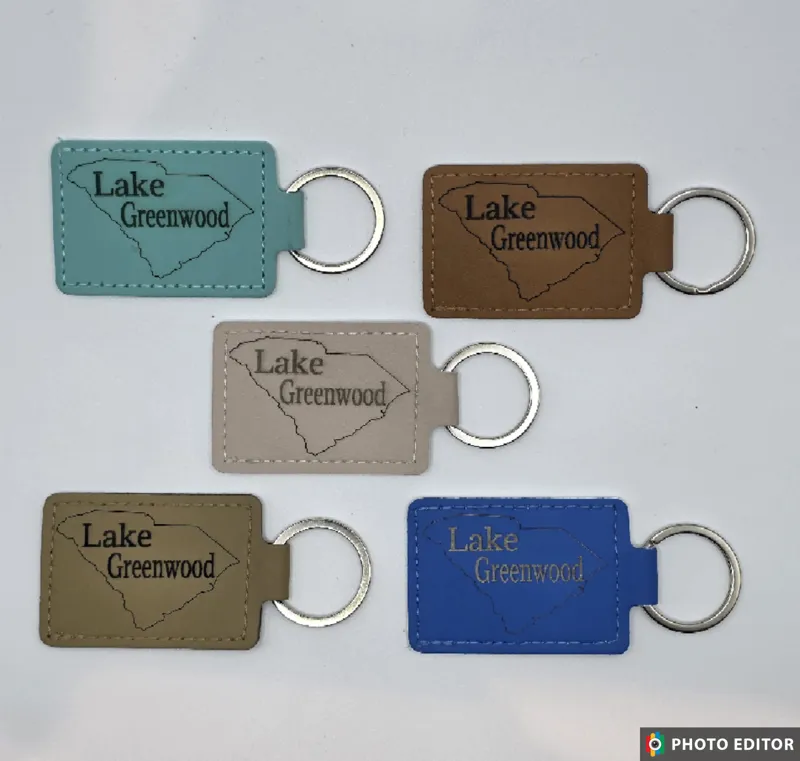 Leather Keychain Asst-2