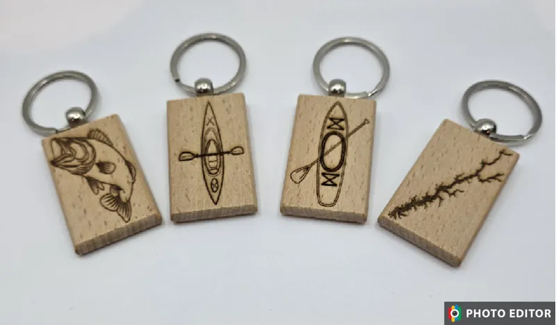 Wooden Keychain