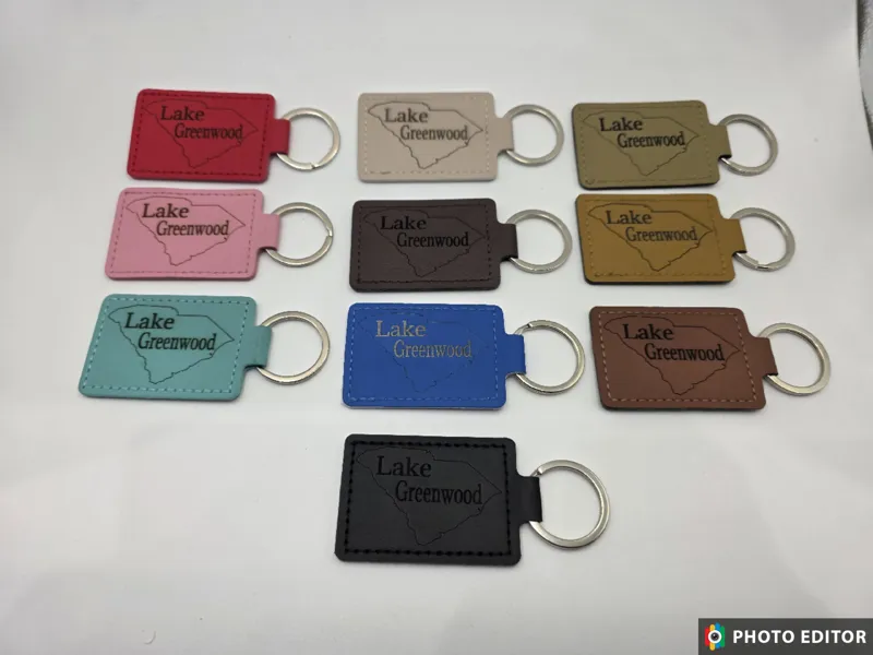 Leather Keychain Asst-4