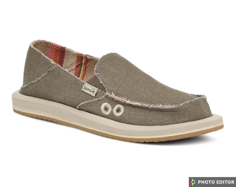 Women's Donna Hemp Olive-1