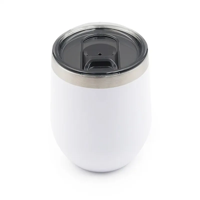 10oz Wine Tumbler White w/Logo