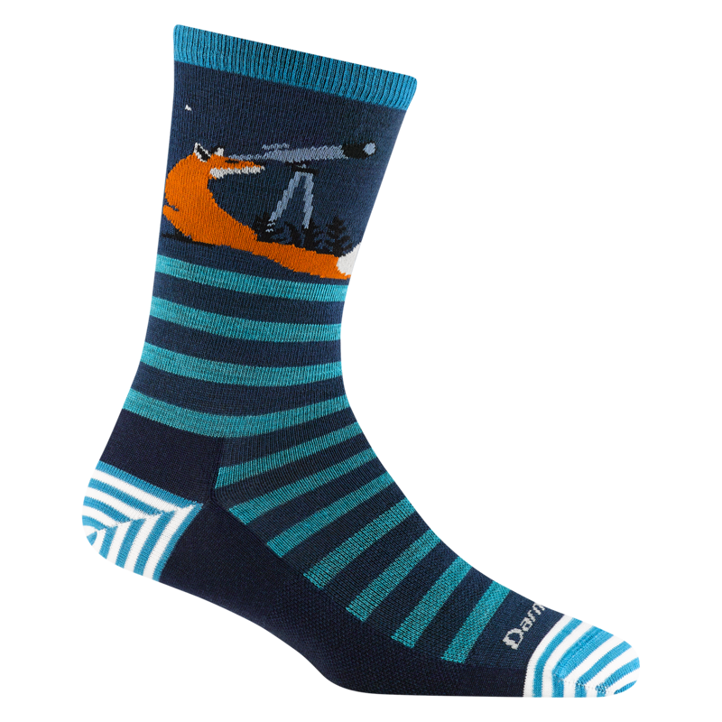 Darn Tough Animal Haus Crew Lightweight Sock in Eclipse