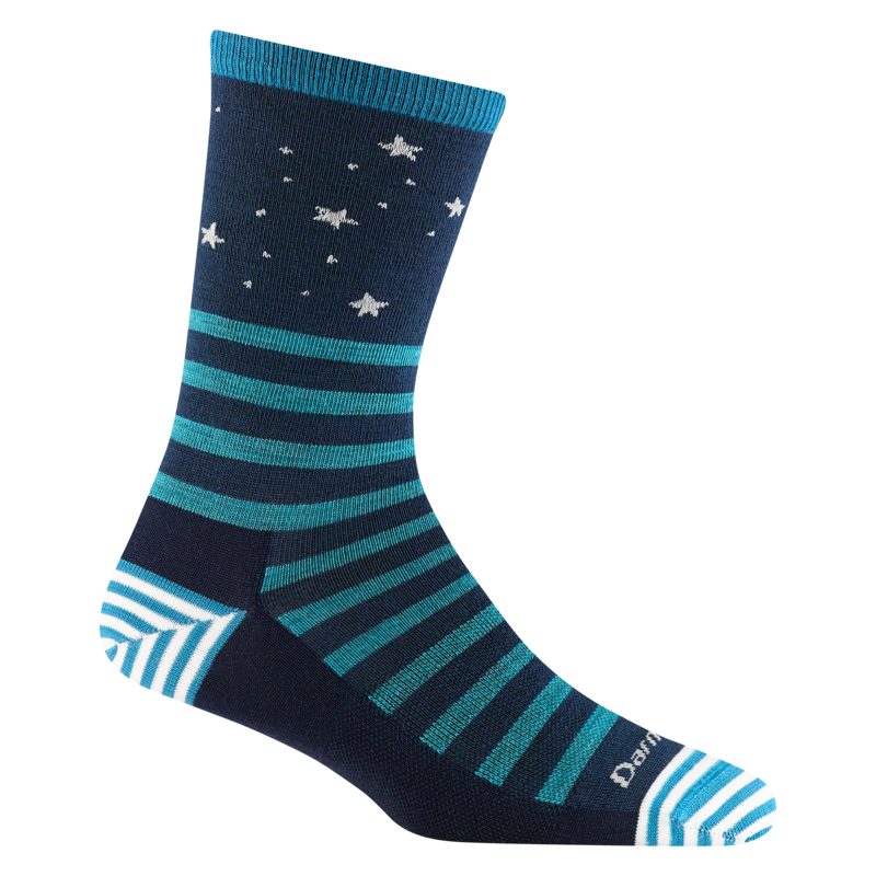 Darn Tough Animal Haus Crew Lightweight Sock in Eclipse-1