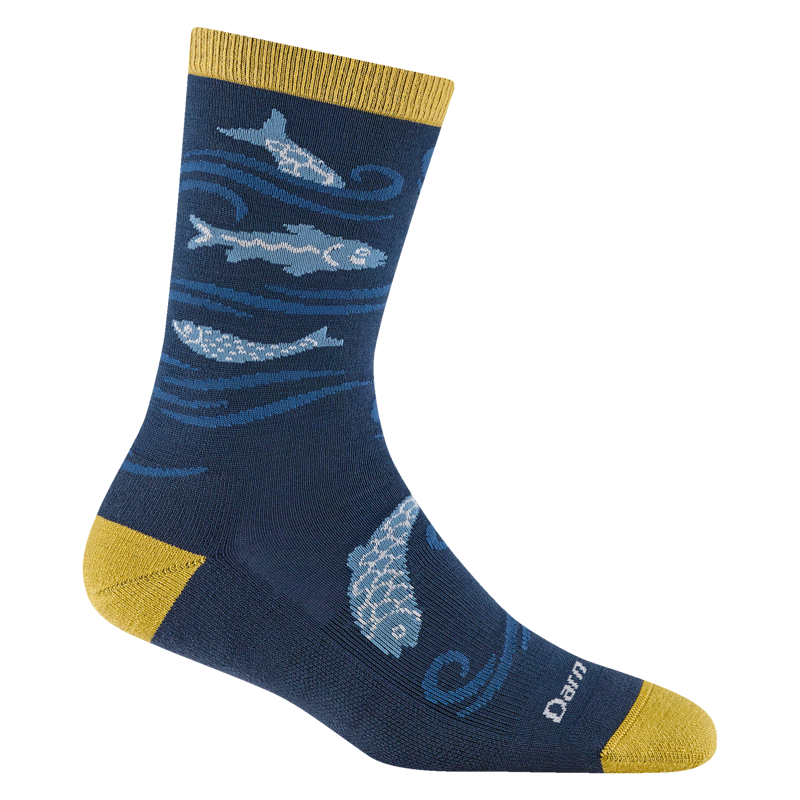 Darn Tough Homer Crew Lightweight Women's Lifestyle Socks Deep Water