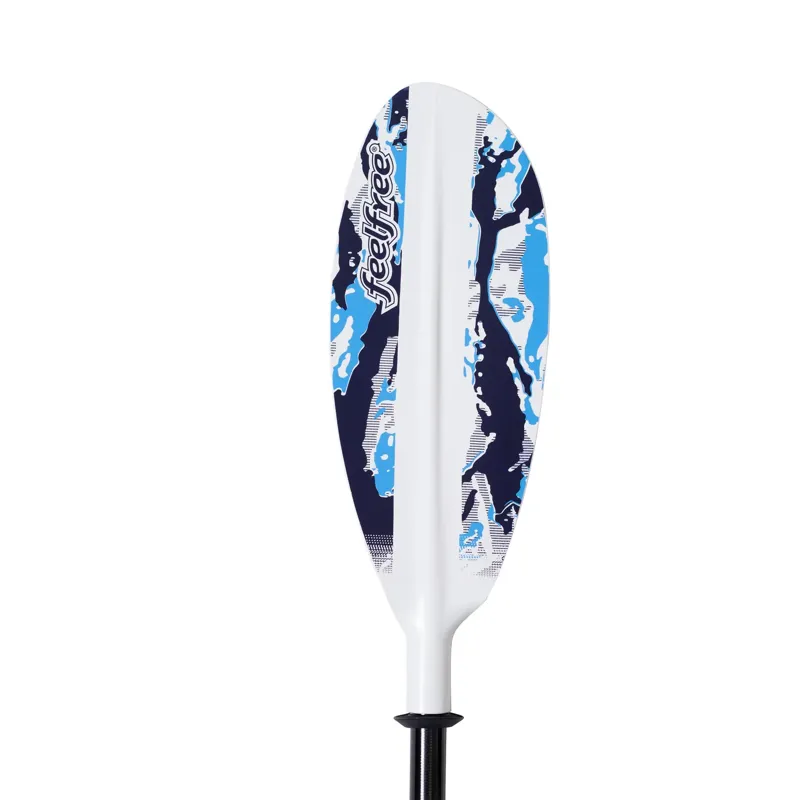 Feelfree Camo Series Angler Paddle 2 PieceFibreglass Shaft Blue Camo