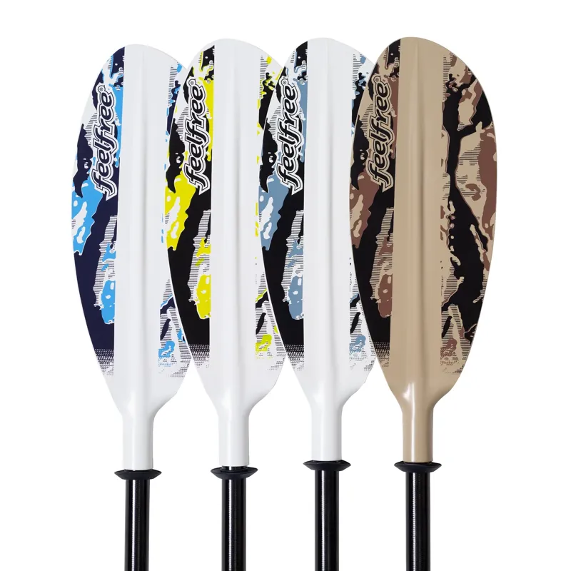 Feelfree Camo Series Angler Paddle 2 PieceFibreglass Shaft Lime Camo-1