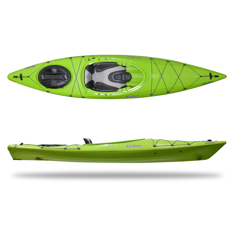 Feelfree Kayaks Aventura 125 W/Skeg Kayak in Lime-2