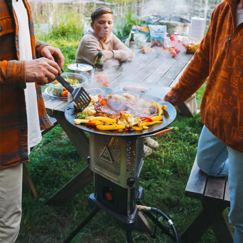 Ignik Skullet Deluxe Heater Stove Cook Set-4