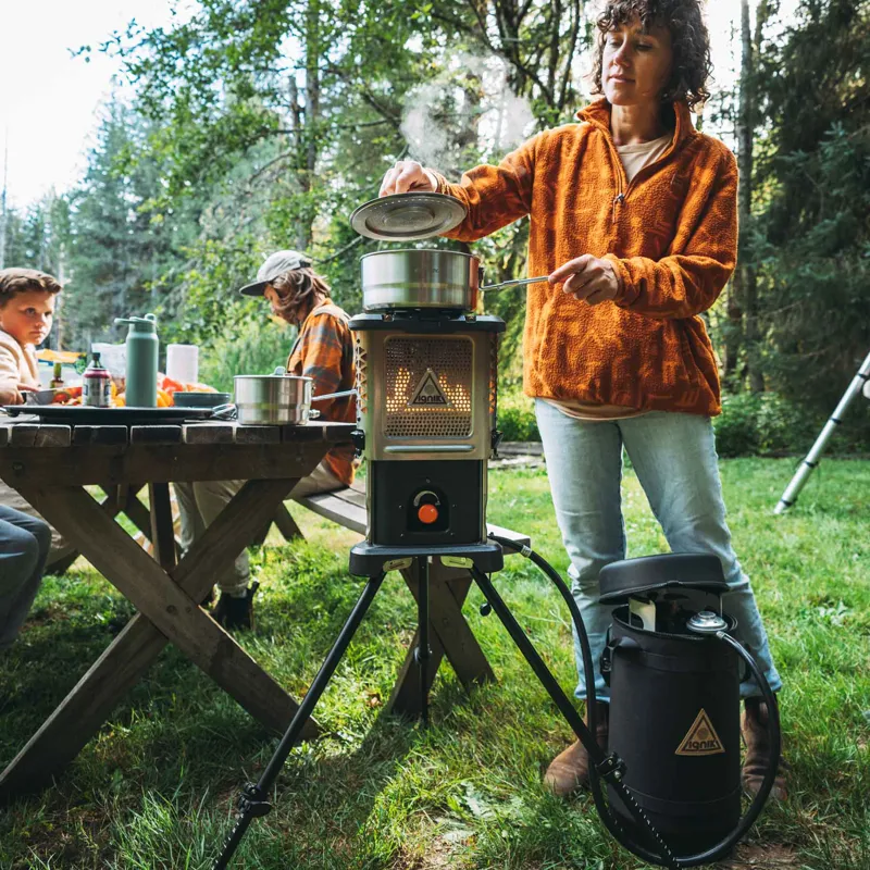 Ignik Skullet Deluxe Heater Stove Cook Set-5