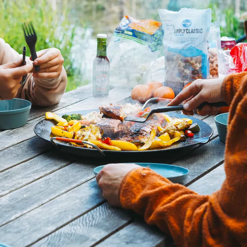 Ignik Skullet Deluxe Heater Stove Cook Set-7