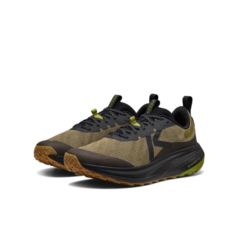 Keen Roam Men's Trail Running Shoe in Dark Olive/Golden Cypress-1