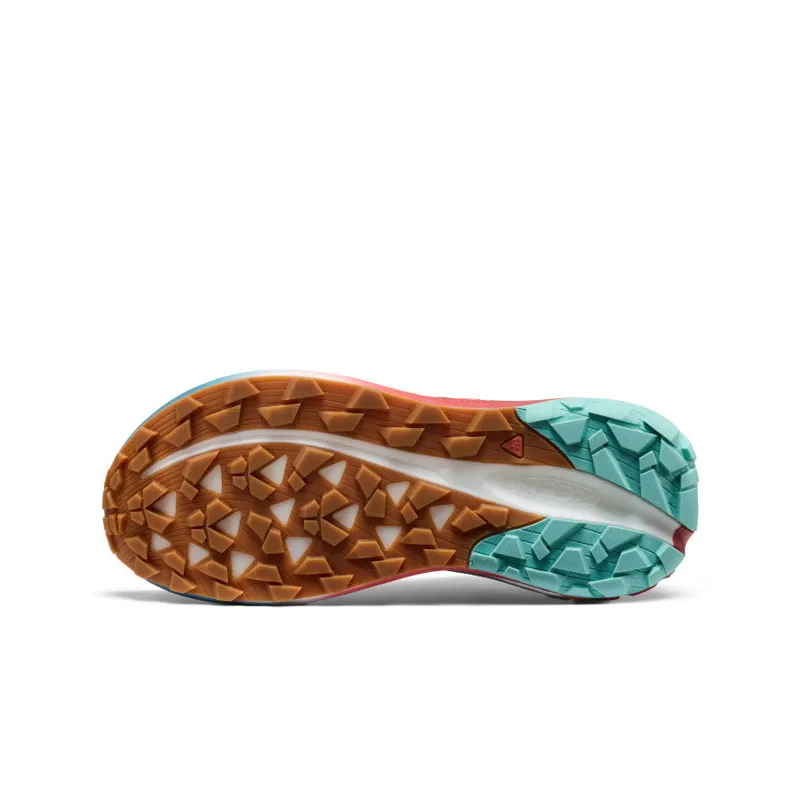 Keen Seek Men's Trail Running Shoe in Grenadine/Ocean Depths-5