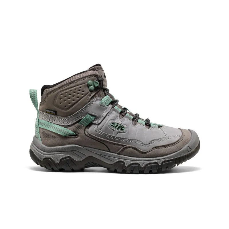Keen Women's Targhee IV Waterproof Hiking Boot in Alloy/Granite Green
