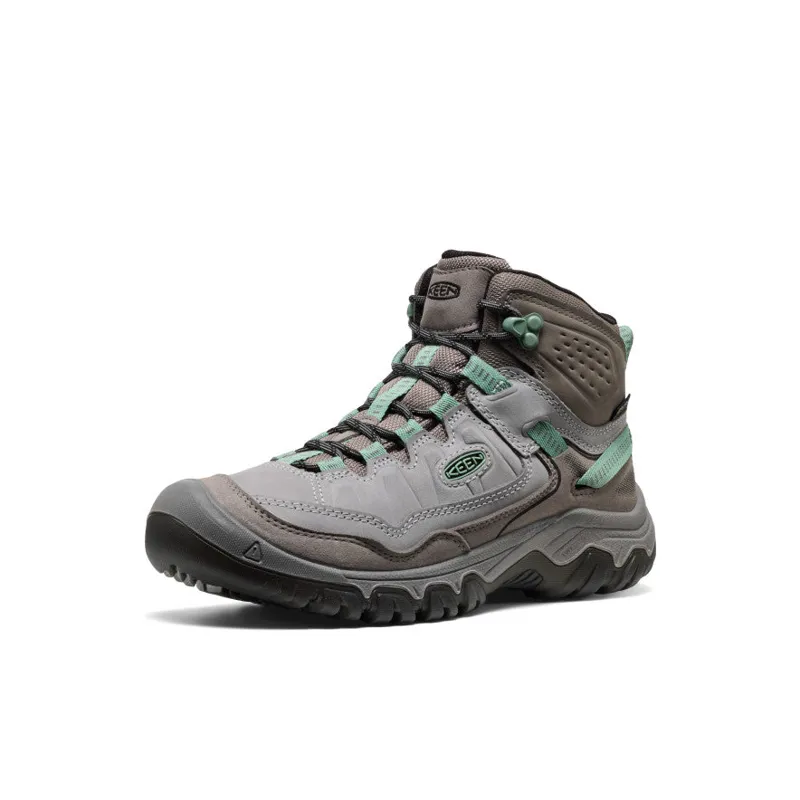Keen Women's Targhee IV Waterproof Hiking Boot in Alloy/Granite Green-1