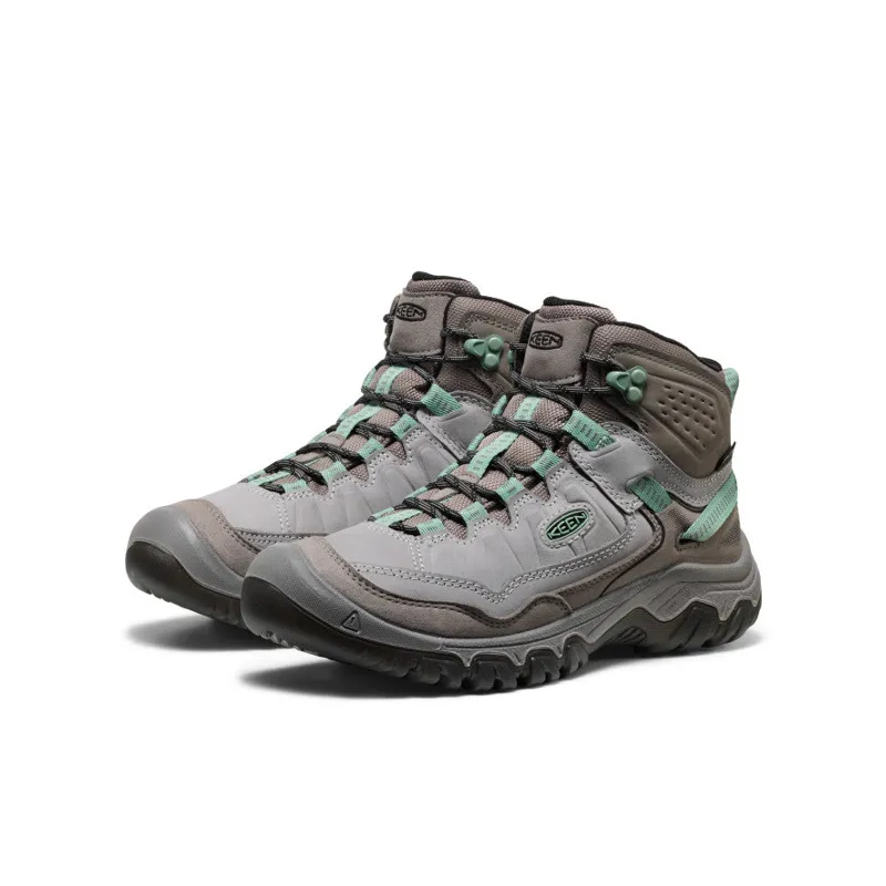 Keen Women's Targhee IV Waterproof Hiking Boot in Alloy/Granite Green-2