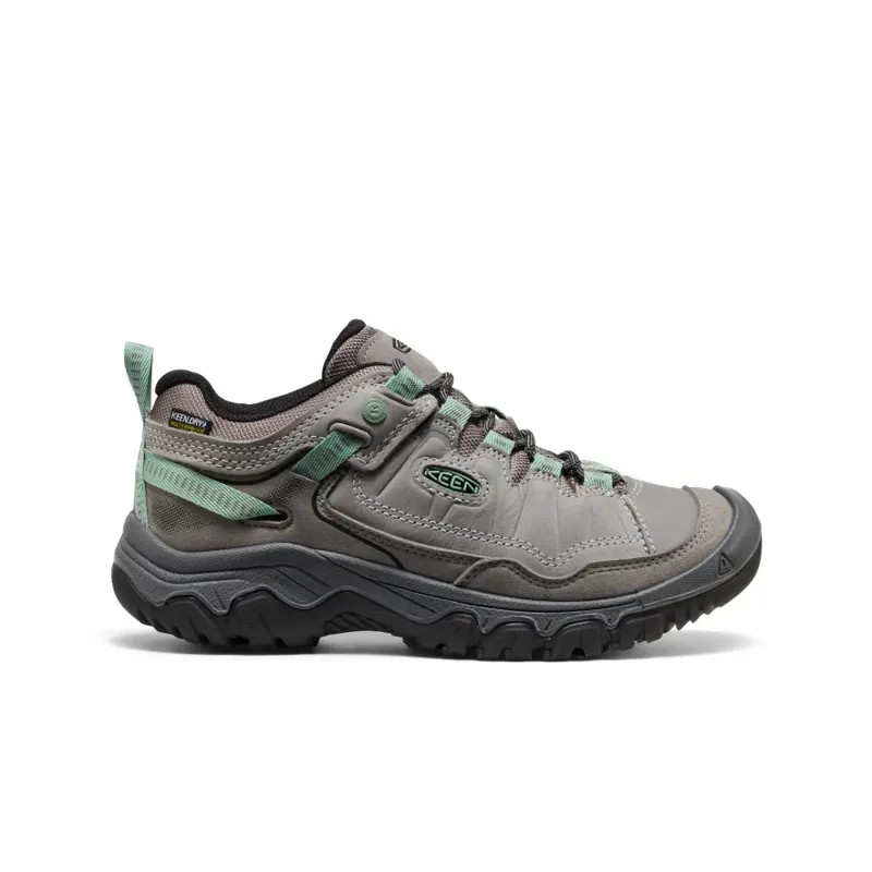 Keen Targhee IV Women's Waterproof Hiking Shoe in Alloy/Granite Green