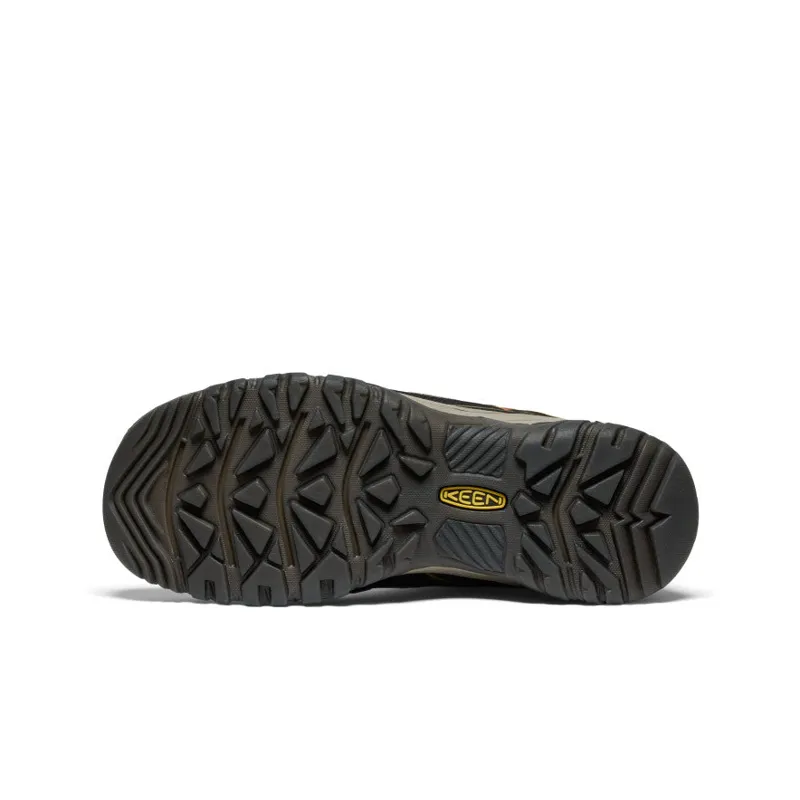 Keen Men's Targhee IV Wide Waterproof Hiking Shoe in Sea Turtle/Roast-5