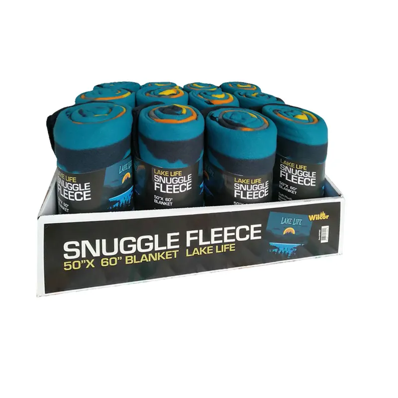 Wilcor Lake Life Fleece Blanket 50x60-1