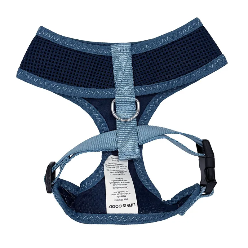 Life Is Good Mesh Dog Harness Medium in Blue-1