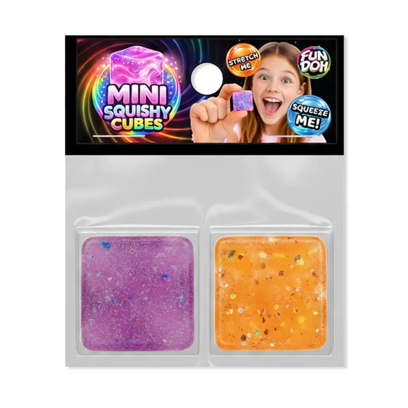 Mini Squishy Cube 2 Pack-1