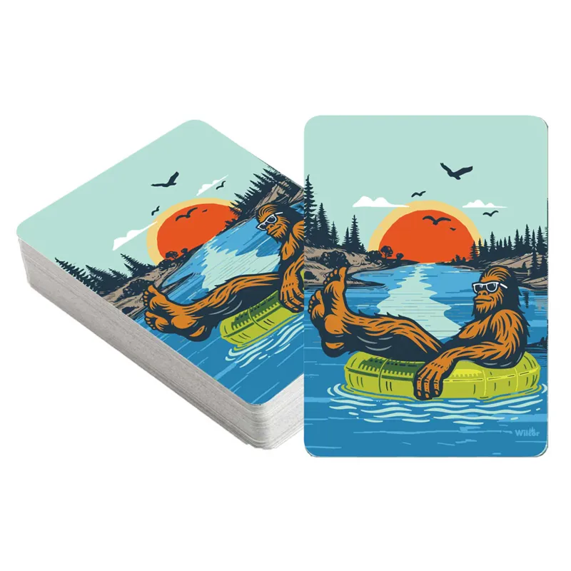 Bigfoot Floating Playing Cards-1