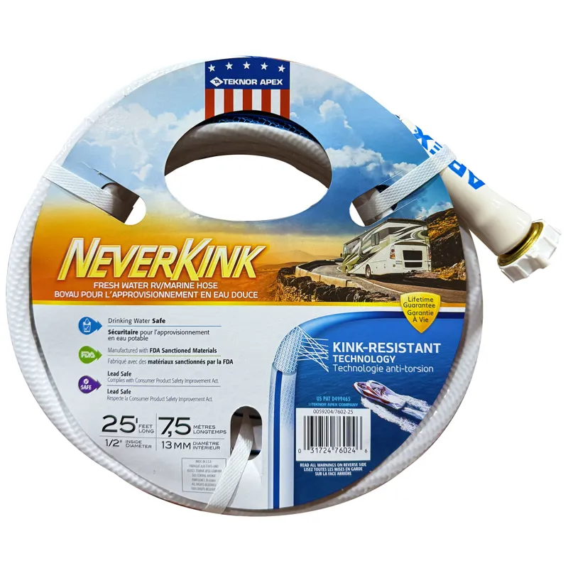 NEVER KINK WATER HOSE 1/2 25'