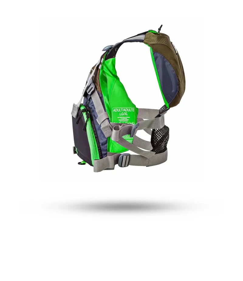 Stohlquist Fisherman Fishing PFD in Green-3