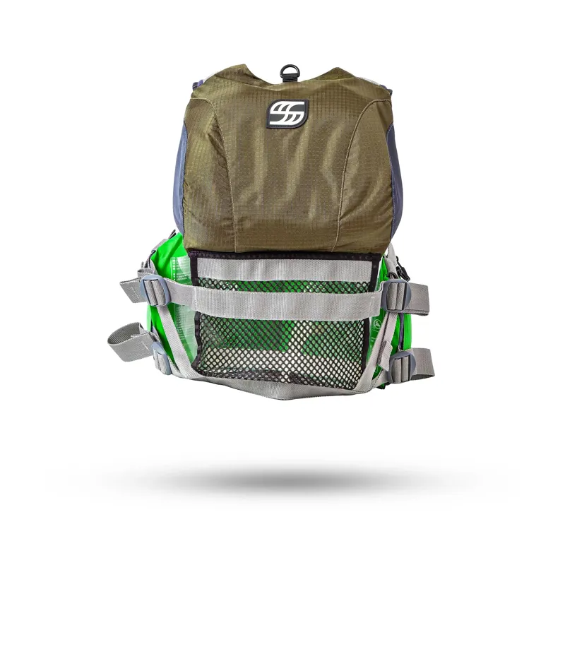 Stohlquist Fisherman Fishing PFD in Green-4