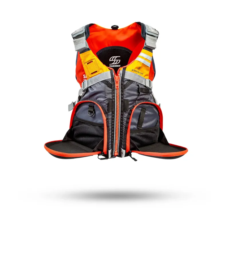 Stohlquist Fisherman Fishing PFD in Mango-1