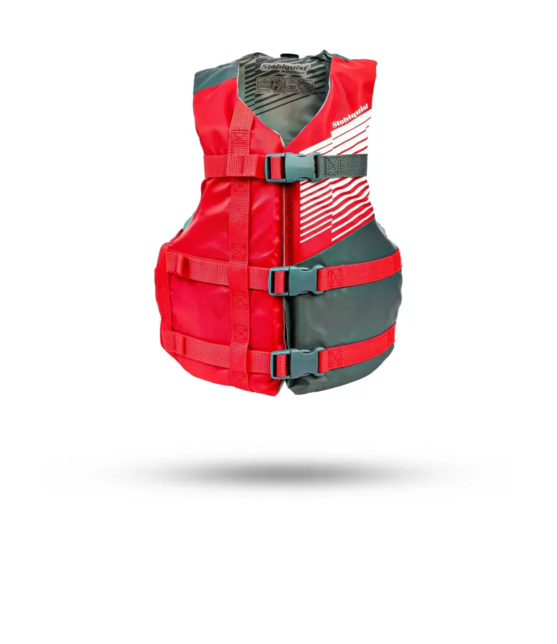 Stohlquist Fit Youth Recreational PFD in Red