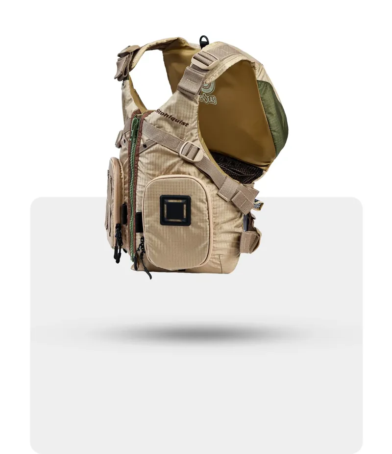 Stohlquist Piseas Fishing PFD in Khaki-1